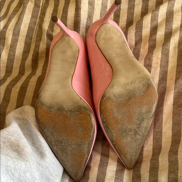 Steve Madden Glossy Pink Heels - Picture 3 of 3